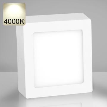 EMPIRE | Panel LED de montaje en superficie | 170x170 mm | 12W / 4000K | Blanco neutro | Cuadrado