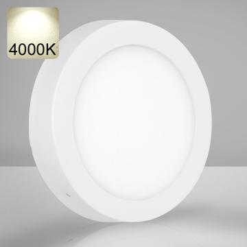 EMPIRE | Panneau LED en saillie | Ø170mm | 12W / 4000K | Blanc neutre | Rond