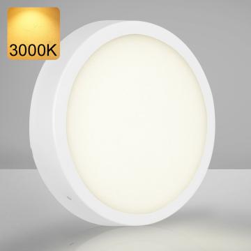 EMPIRE | Panel LED de montaje en superficie | Ø300mm | 24K / 3000K | Blanco cálido | Redondo