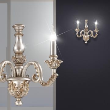 Antique Wall Light Flemish | Silver | Resin