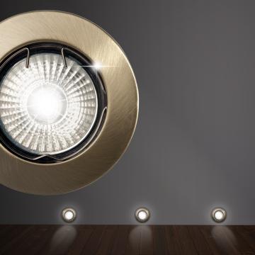 Plafond Ø73mm | Brons | Spotlight Inbouw plafondlamp