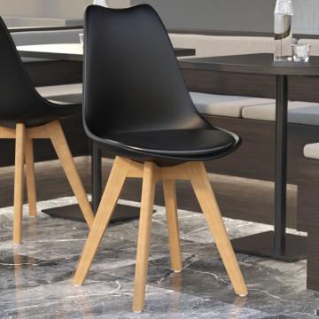 LAMOCA | Shell Chair | Black | Plastic