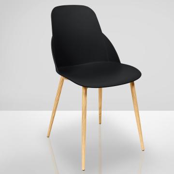 LAPALMA | Molded Plastic Chair | Black | Plastic | Stackable
