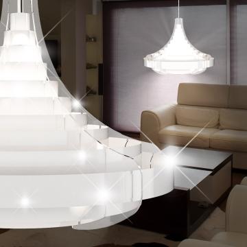 Modern pendant lamp Ø500mm | White | Plastic