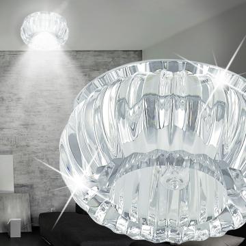 Kristall Glas Decken Ø80mm | Transparent | Klar