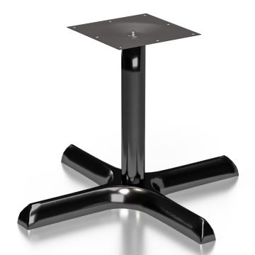 SAN.MARCO | Piètement de table bistrot | Noir | 4 pied : Ø 57 cm | Colonne : 7,6 x 46 cm