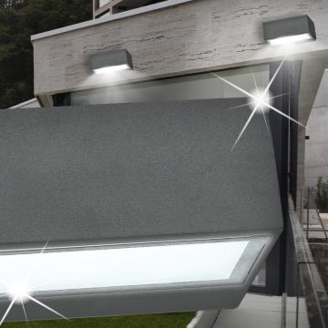 Spotlight vægarmatur OUTSIDE Moderne | Antracit | Metal