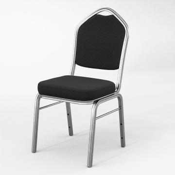ALEXA | Banquet Chair | Black | Fabric | Stackable