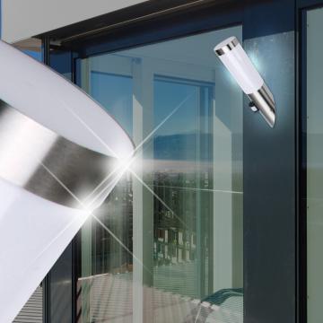 ALICE Udendørs sensor væglampe bevægelsesdetektor Rustfrit stål 1x40W E27 Moderne IP44 A++ til E