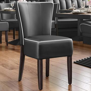 AMERICAN | Diner Chair | Black | Leather