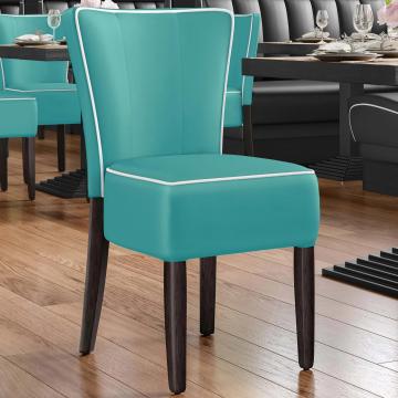 AMERICAN | Diner Chair | Turquoise | Leather