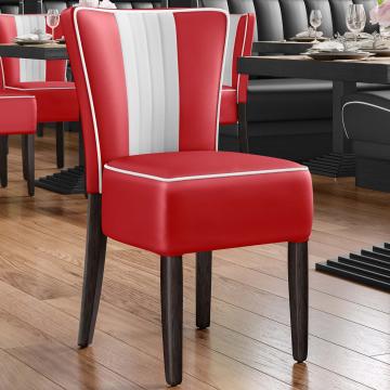 AMERICAN 1 | Diner Chair | Red | Leather