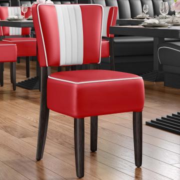 AMERICAN 2 | Diner Chair | Red | Leather