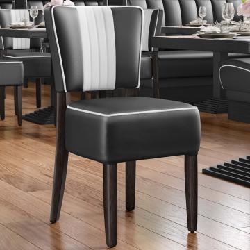 AMERICAN 2 | Diner Chair | Black | Leather