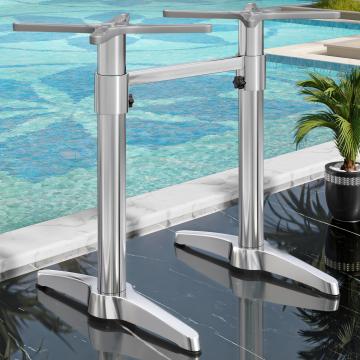 BARCELONA | Bistro double bar table frame | aluminium | +connector