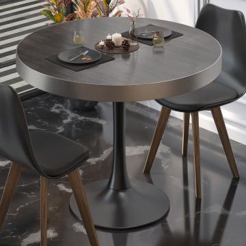BL | Bistro table | Ø:H 60 x 78 cm | Wenge / Black | Round