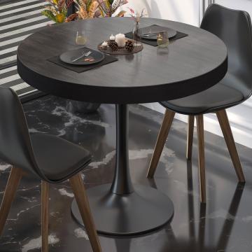 BL | Bistro Table | Ø:H 60 x 78 cm | Wenge / Black | Round
