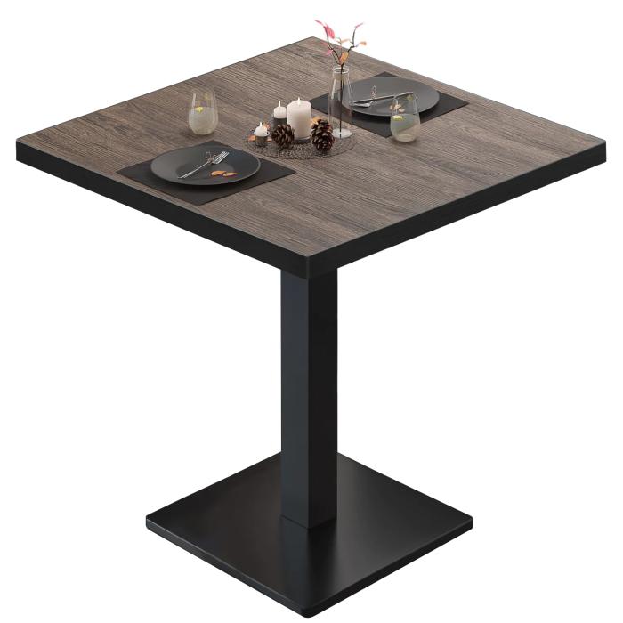 Mesa alta «Plegable I» gris / negro, 700 mm, sin orificio para sombrilla  comprar en línea