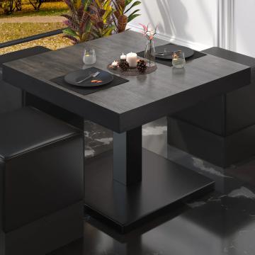 BM Bistro Lounge Table | 50x50xH41cm | Składany | Wenge/Black