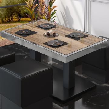 BM | Bistro Lounge Table | W:D:H 120 x 70 x 41 cm | Sheesham / Black