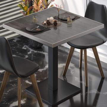 BM | Bistro table | W:D:H 50 x 50 x 75 cm | Wenge / Black | Square