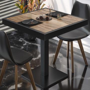 BM | Bistro Table | W:D:H 60 x 60 x 77 cm | Sheesham / Black | Square