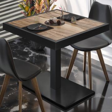 BM | Bistro Table | W:D:H 80 x 80 x 77 cm | Sheesham / Black | Square
