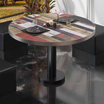 BML | Bistro Lounge Table | Ø60xH39cm | Vintage Coloured/ Black