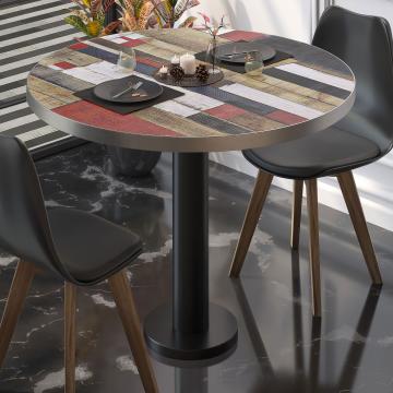 BML | Bistro Table | Ø:H 80 x 75 cm | Vintage coloured / black | Round