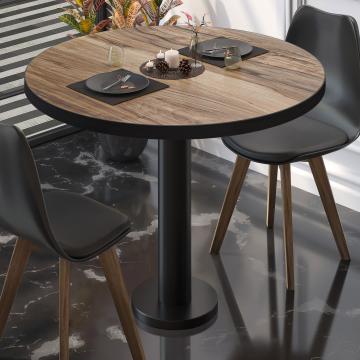 BML | Bistro Table | Ø:H 50 x 75 cm | Sheesham / Black | Round