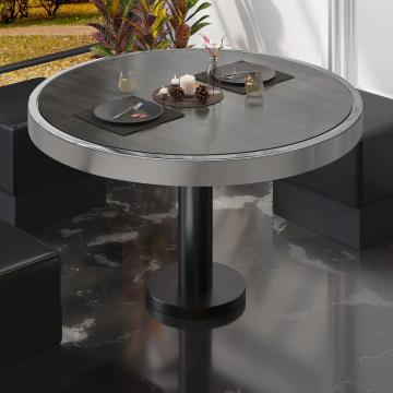 BML | Bistro Lounge Table | Ø60xH41cm | Wenge/ Black