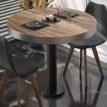 BML | Bistro Table | Ø:H 50 x 77 cm | Sheesham / Black | Round