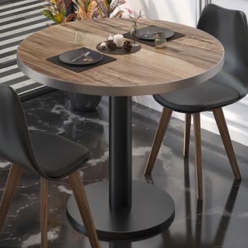 BN | Bistro Table | Ø:H 60 x 72 cm | Sheesham / Black | Round