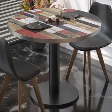 BN | Bistro Table | Ø:H 60 x 72 cm | Vintage coloured / black | Round