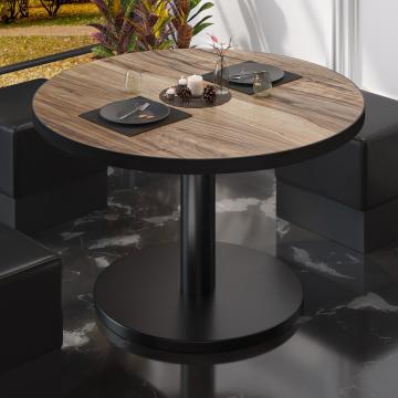 BN Bistro Lounge Table | Ø70xH36cm | Sheesham/ Black