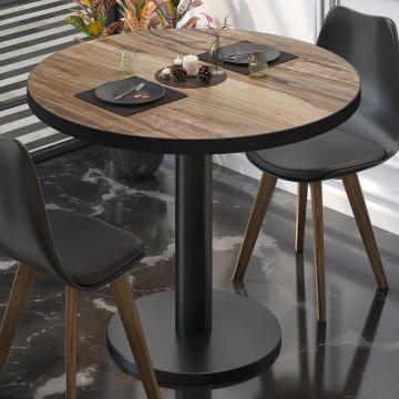 BN | Bistro Table | Ø:H 50 x 72 cm | Sheesham / Black | Round