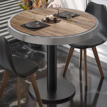 BN | Bistro Table | Ø:H 60 x 72 cm | Sheesham / Black | Round