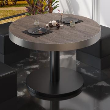 BN Bistro Lounge Table | Ø60xH36cm | Light Wenge/ Black