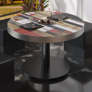 BN | Low Bistro Table | Ø:H 50 x 36 cm | Vintage-Coloured / Black