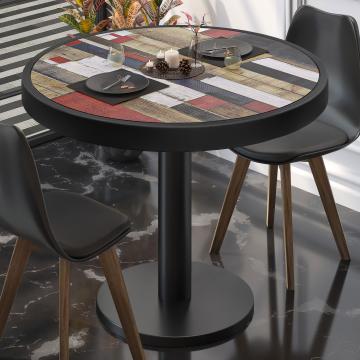 BN | Bistro Table | Ø:H 70 x 72 cm | Vintage coloured / black | Round