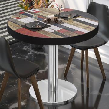BN | Bistro Table | Ø:H 70 x 72 cm | Vintage coloured / stainless steel | Round