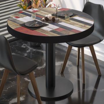BN | Bistro Table | Ø:H 50 x 72 cm | Vintage coloured / black | Round