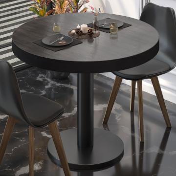 BN | Bistro Table | Ø:H 80 x 72 cm | Wenge / Black | Round