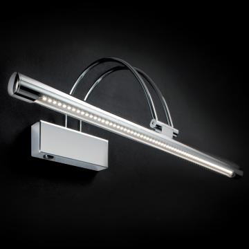LED Tableau Lumineux Miroir Moderne | Chrome | 456lm | 6000K