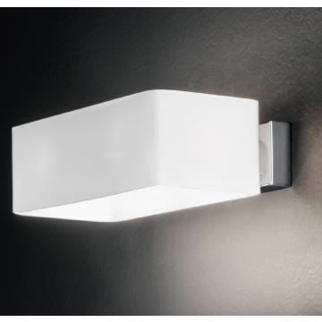 Moderne Applique murale Blanc | Verre | Lampe soufflée à la bouche Up & Down Applique murale
