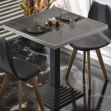 BPY | Bistro table | 60 x 60 x 78.5 cm | Square | Wenge / Black