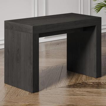 BRASIL | Wooden Dining Bench | Wenge/Black | W:D:H 34 x 70 x 45 cm