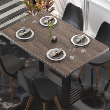 BRASIL | Restaurant table top | W:D 120 x 70 cm | Light wenge | Rectangular