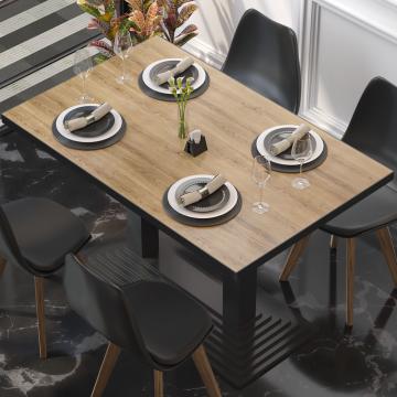 BRASIL | Restaurant table top | W:D 130 x 80 cm | Oak | Rectangular