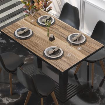 BRASIL | Piano tavolo per ristoranti | L:P 120 x 70 cm | Sheesham | Rettangolare